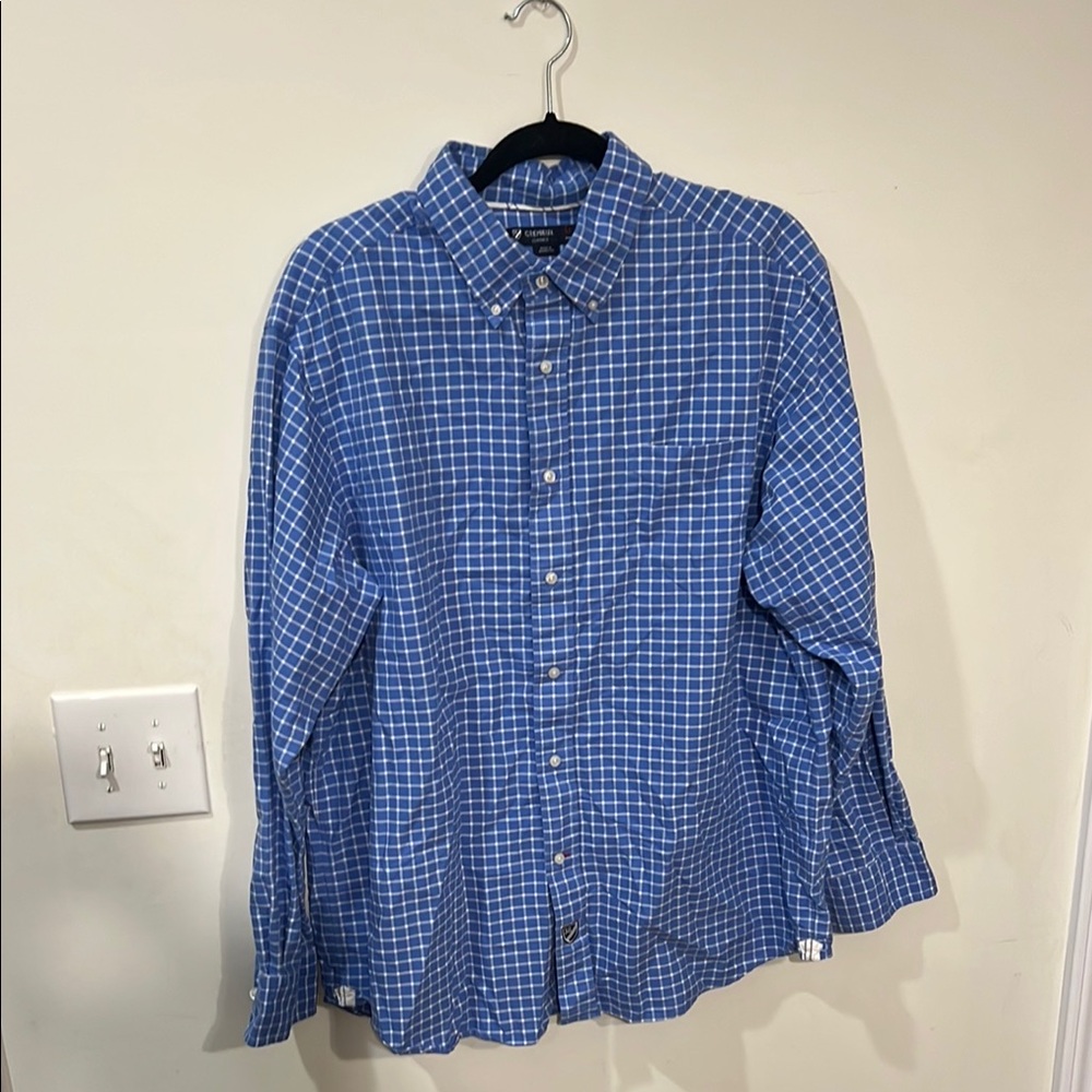 Blue Button Down
